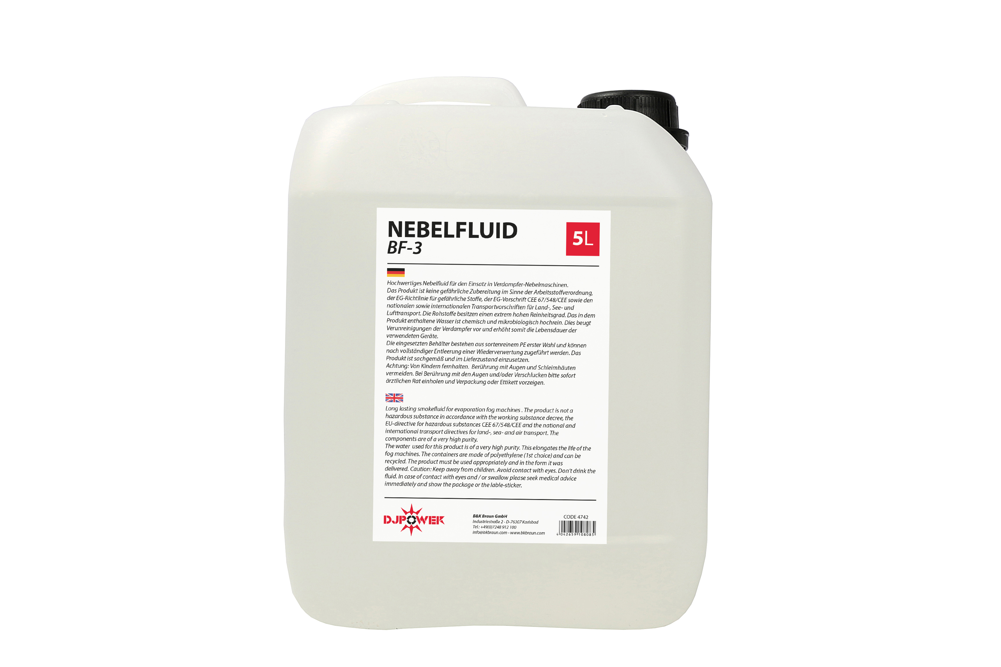 Nebelfluid BF-3 Profi Qualität 5l