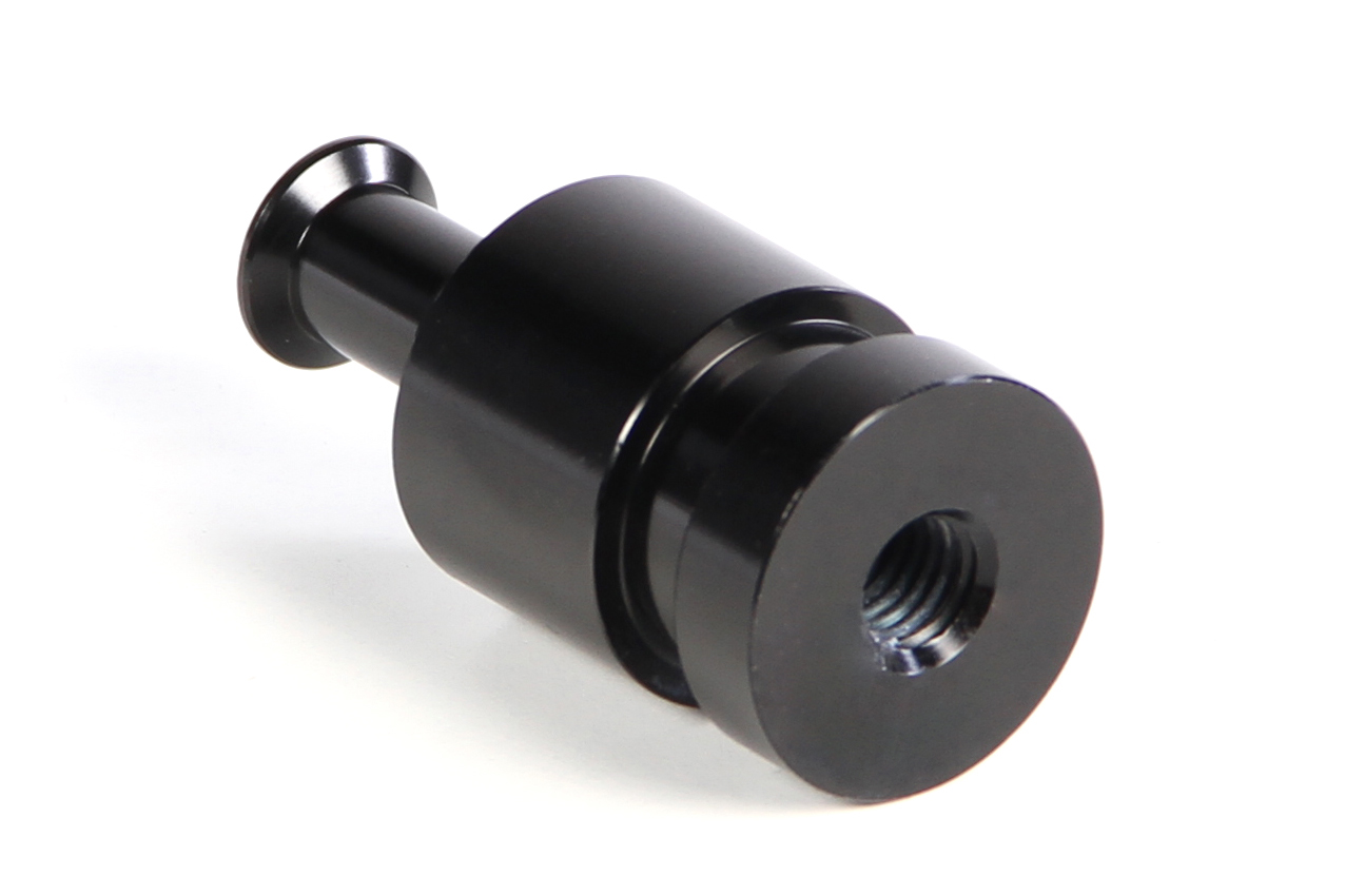 TV Zapfen 28mm auf Mini TV Zapfen schwarz