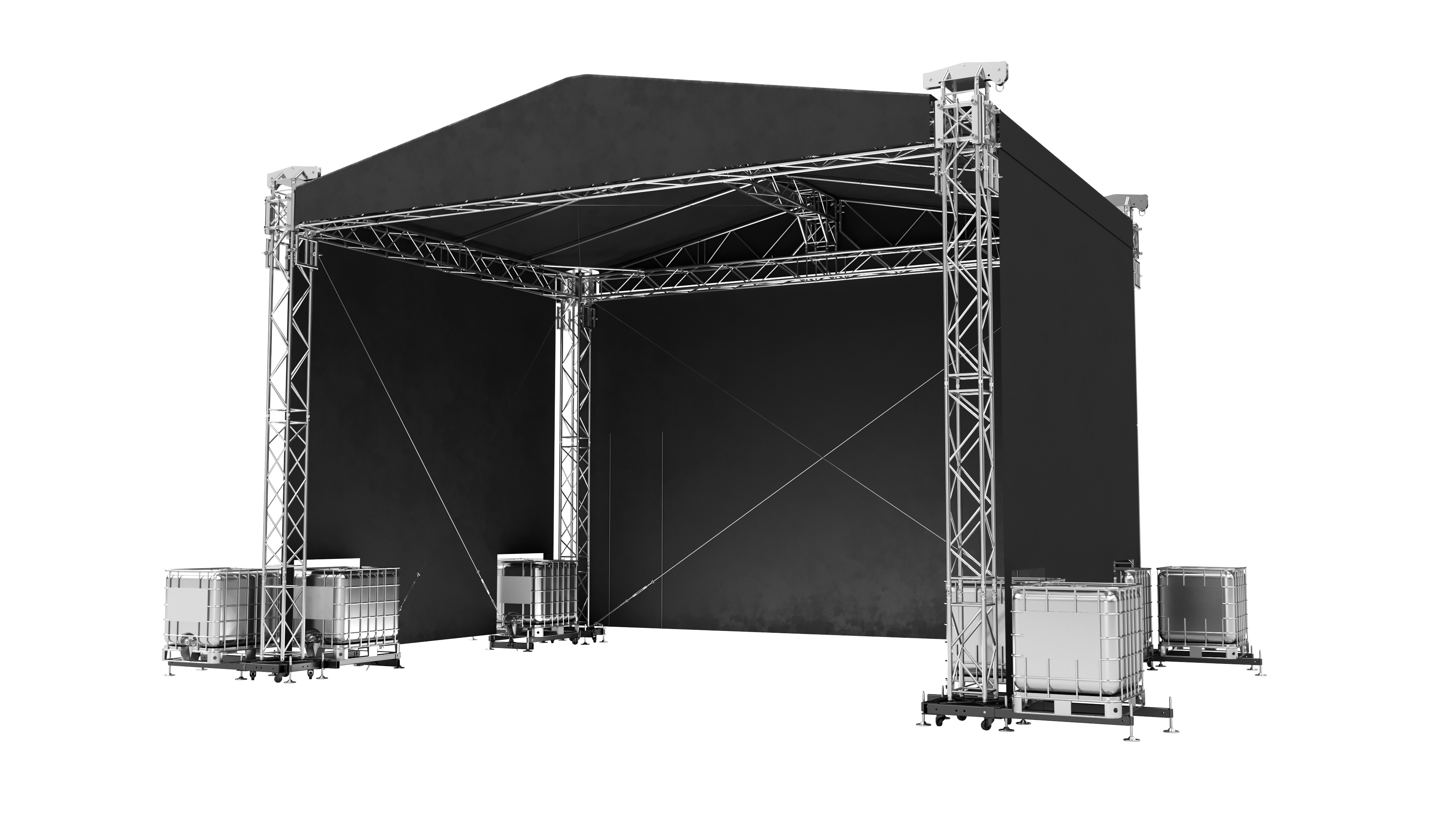 Double Pitch Roof 10x8m / 8x6m