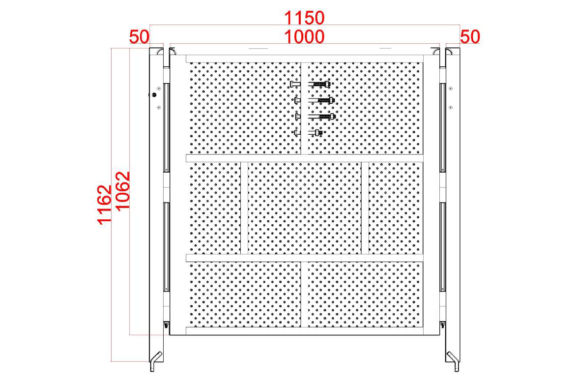 Crash Barrier - flexibles Element