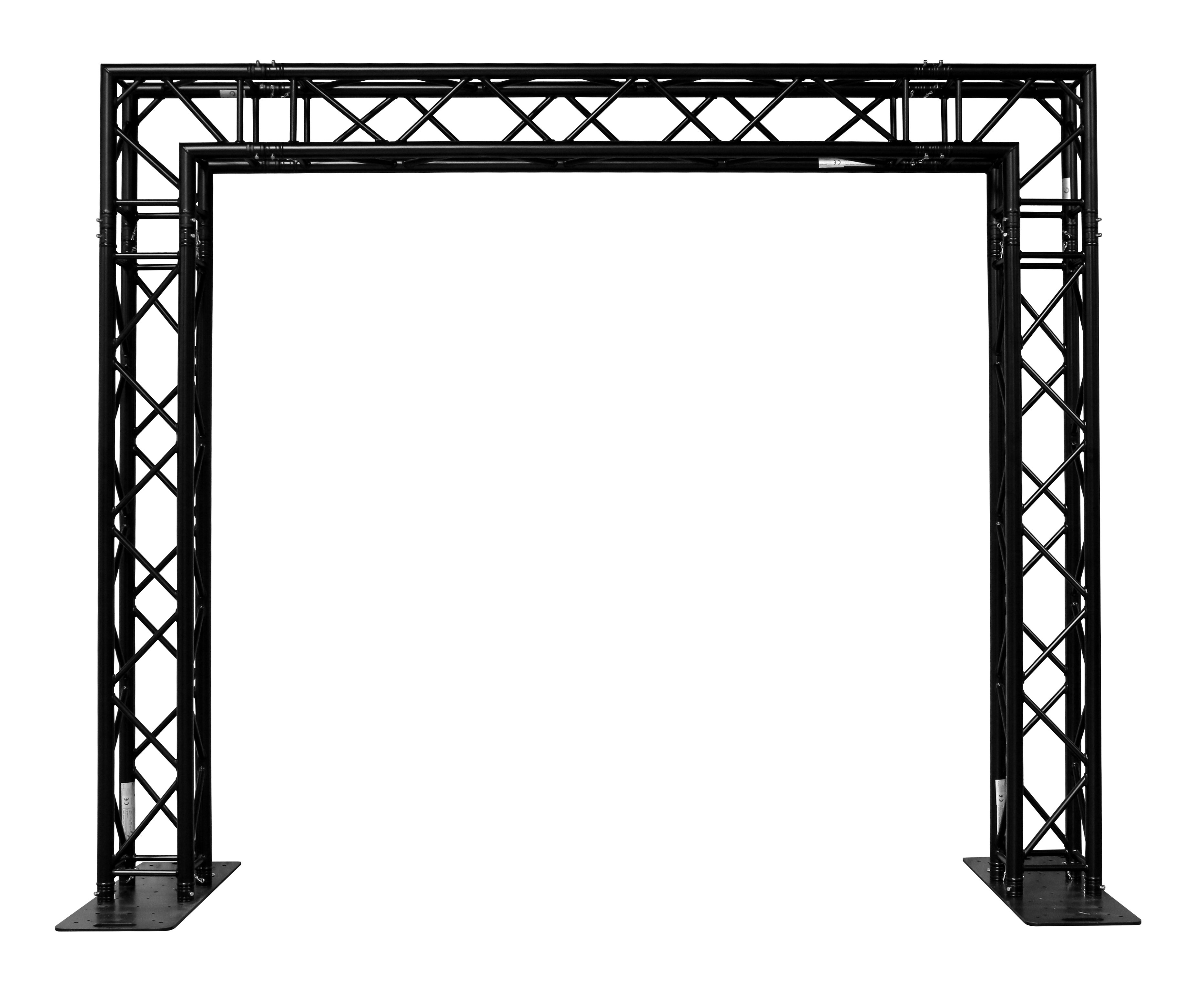 Bodenplatte 99x33cm schwarz für F24/F31-F34/Teleskopsystem