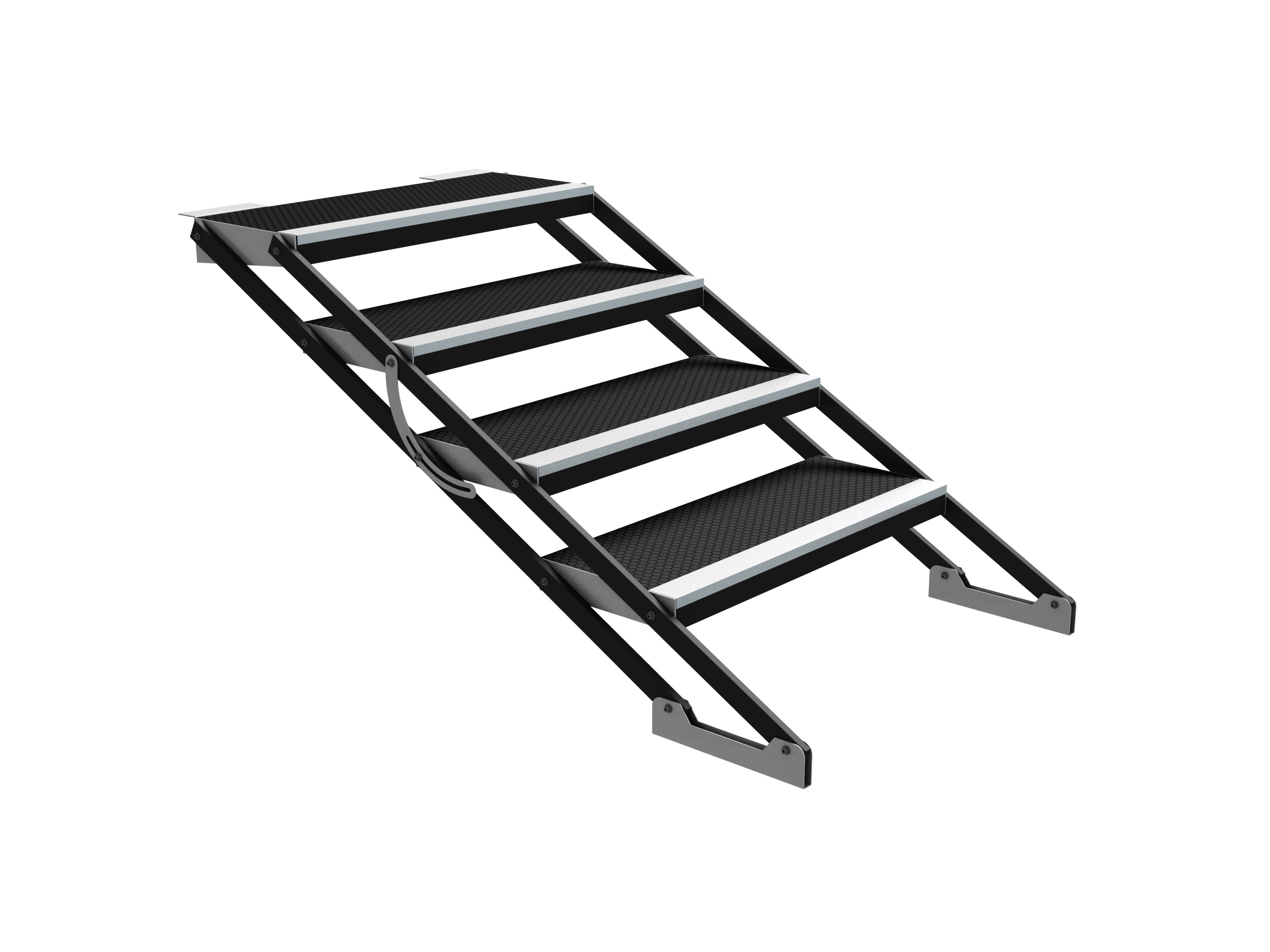 Treppe variabel 60-100cm vier Stufen für GT Stage Deck