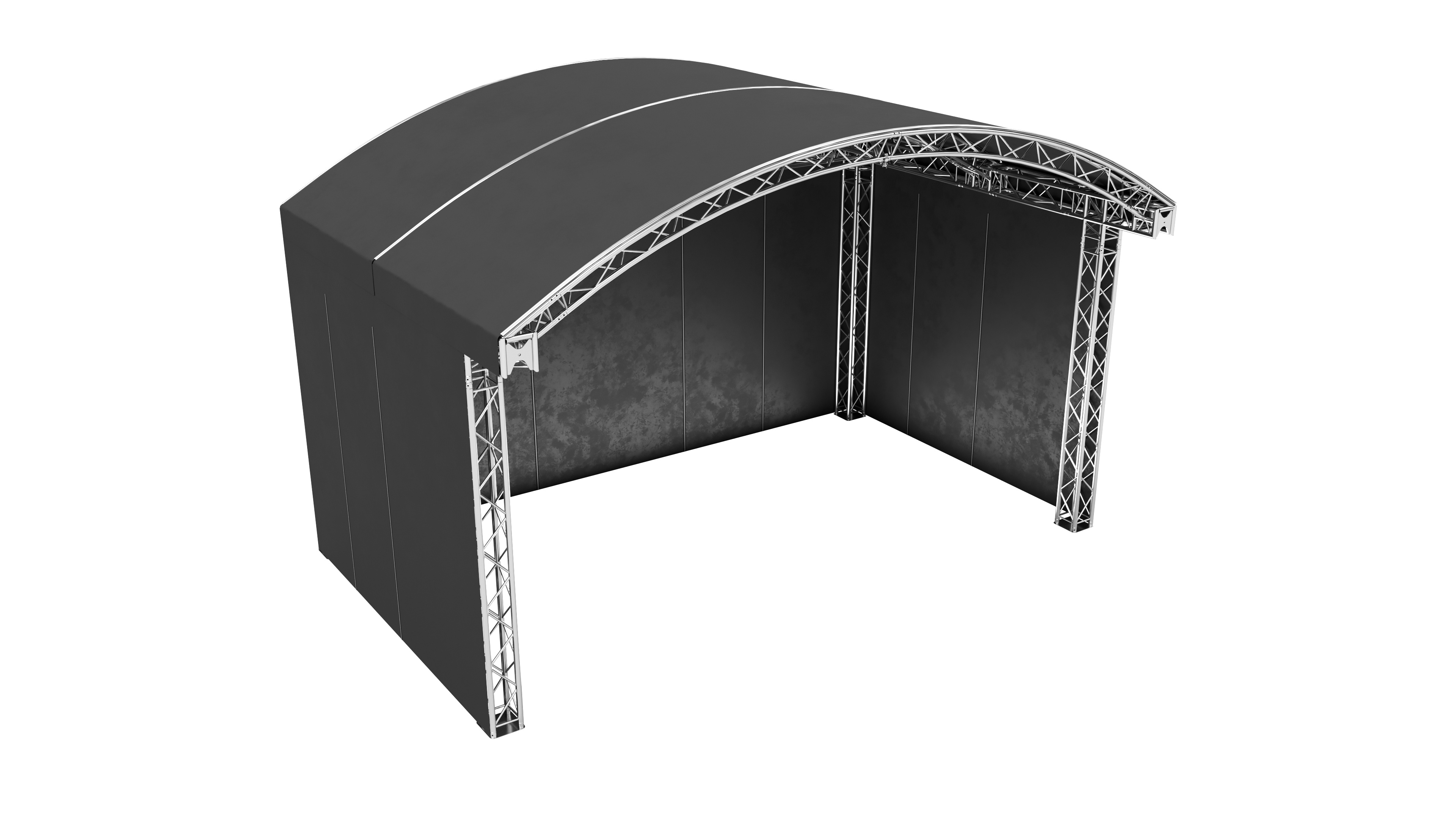 Rundbogenbühne 6x4m