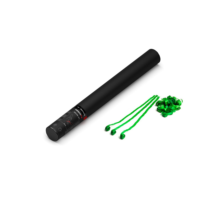 Handheld Cannon Streamers Light Green 50cm
