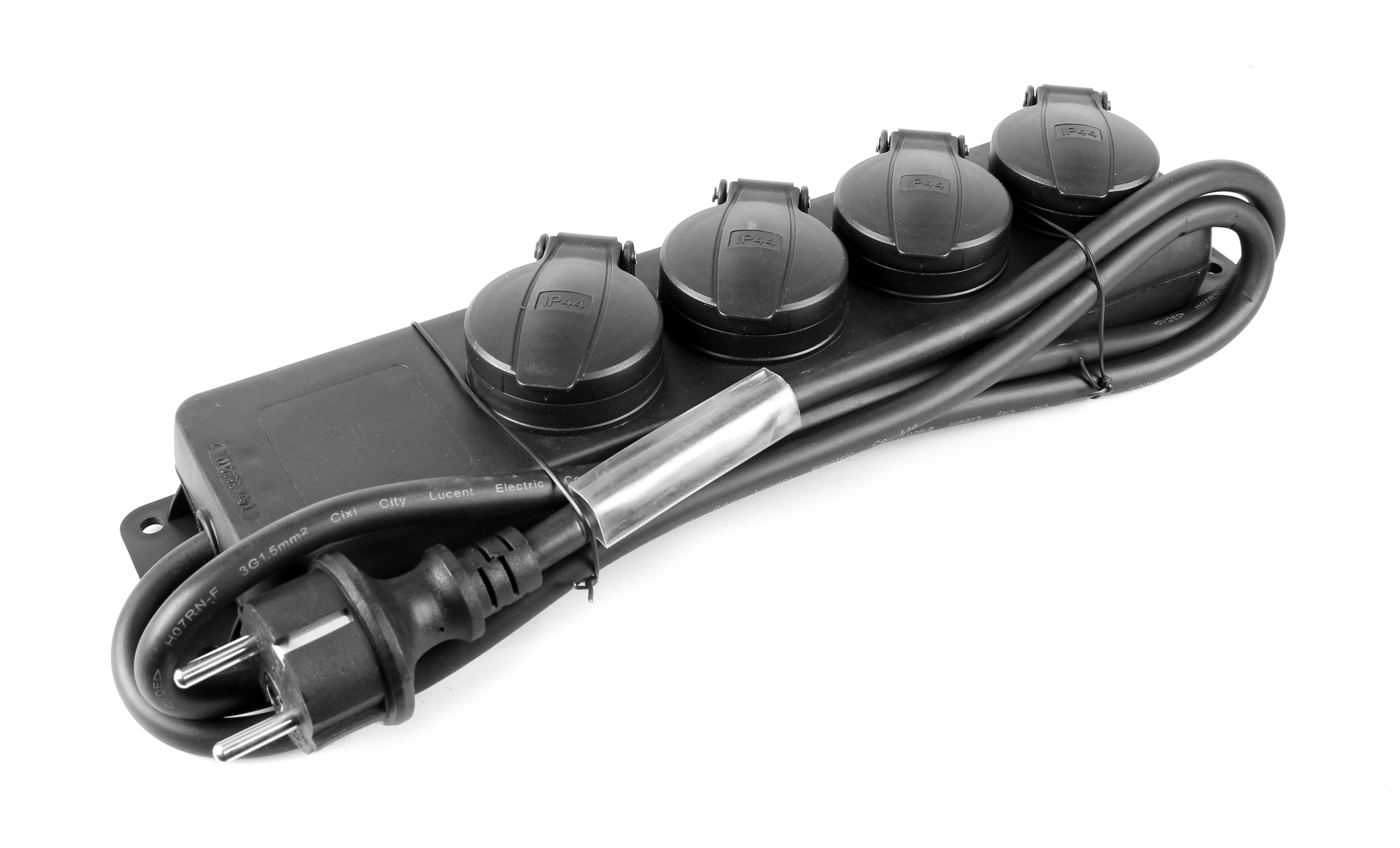 Steckdosenleiste 4-fach IP44 H07RN-F 3x1,5 mm² (Typ F)