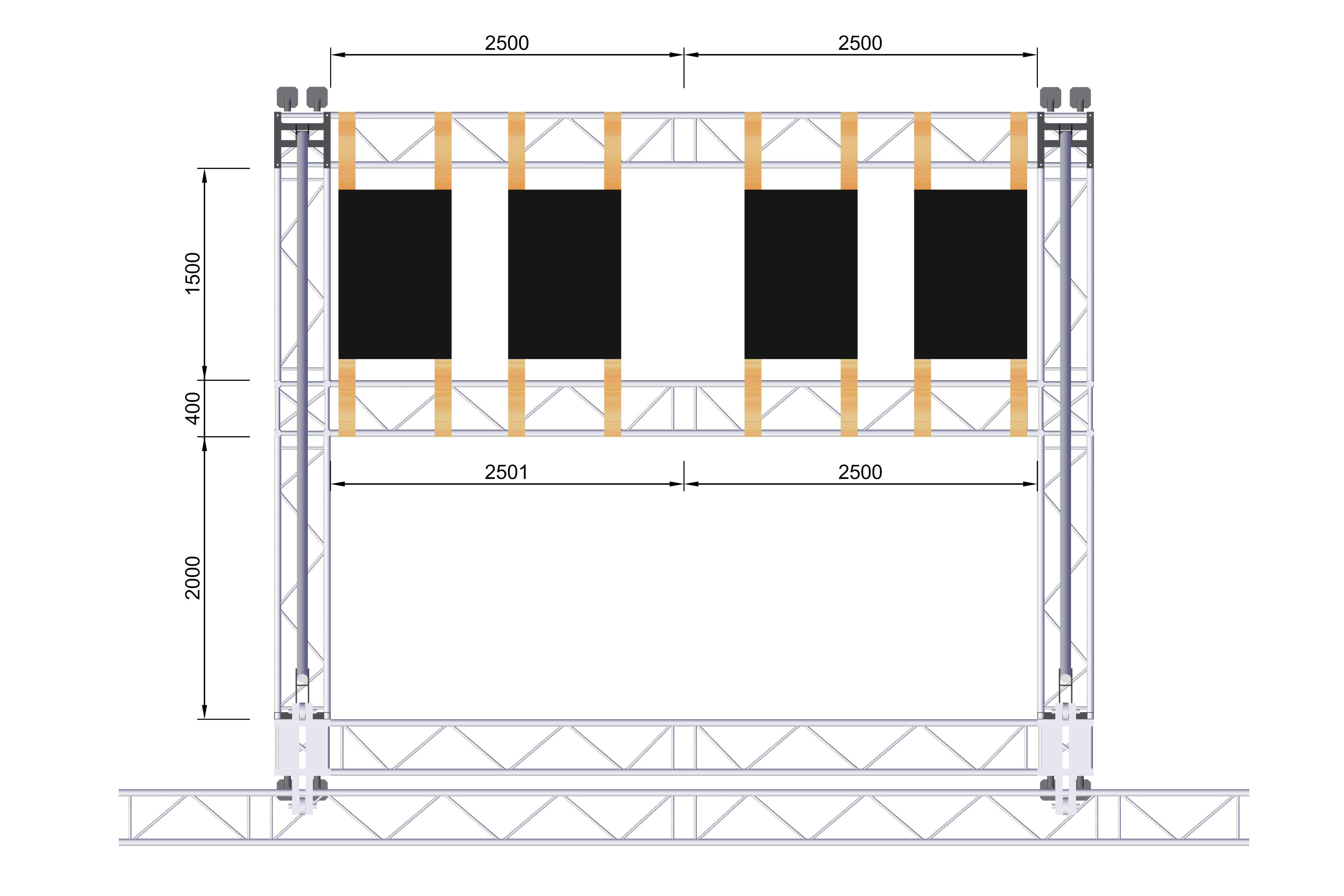 GT-LK44 Leinwandkonstruktion