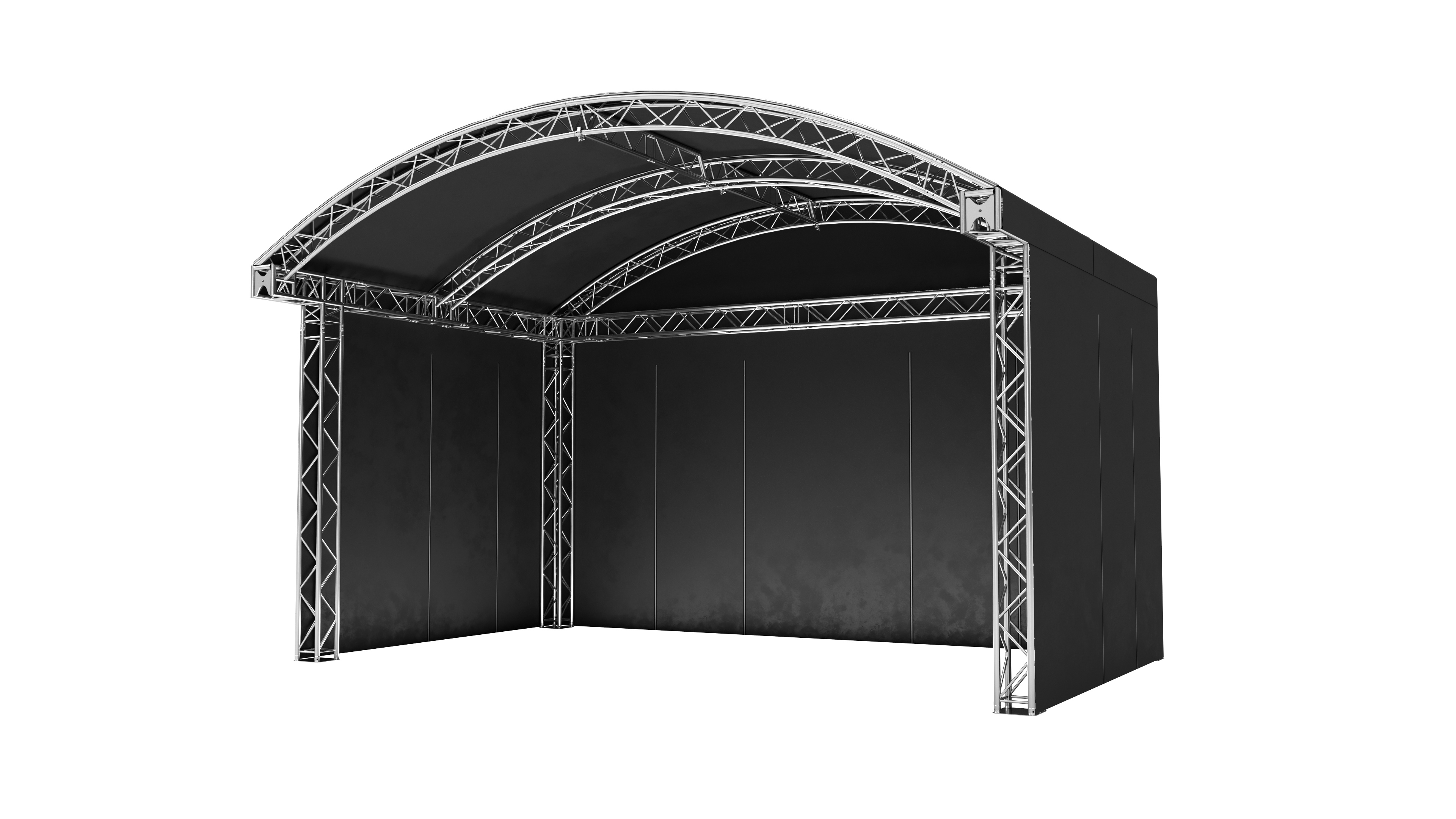 Rundbogenbühne 6x4m