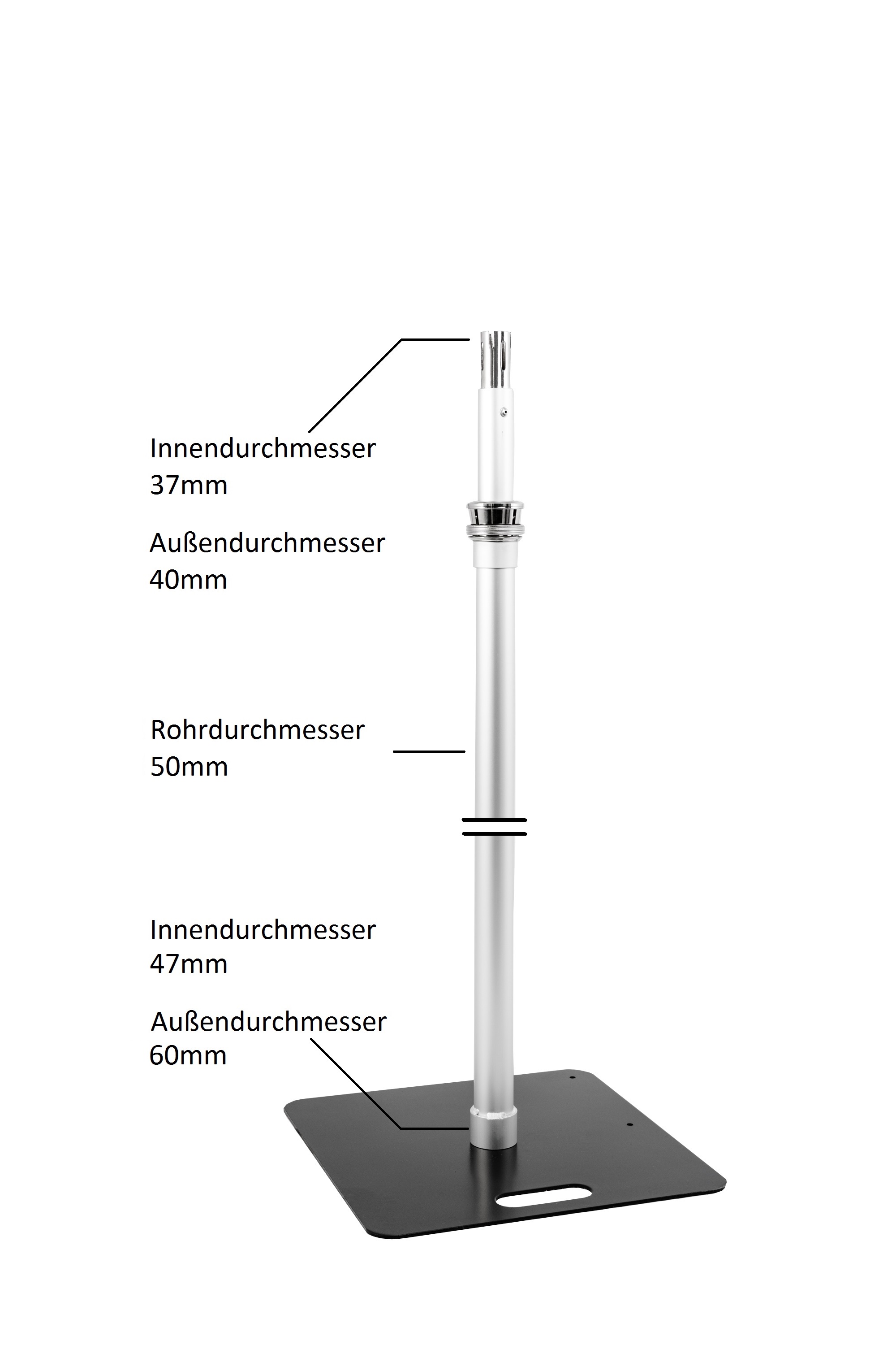 Teleskopstange 2,4 - 6,0m