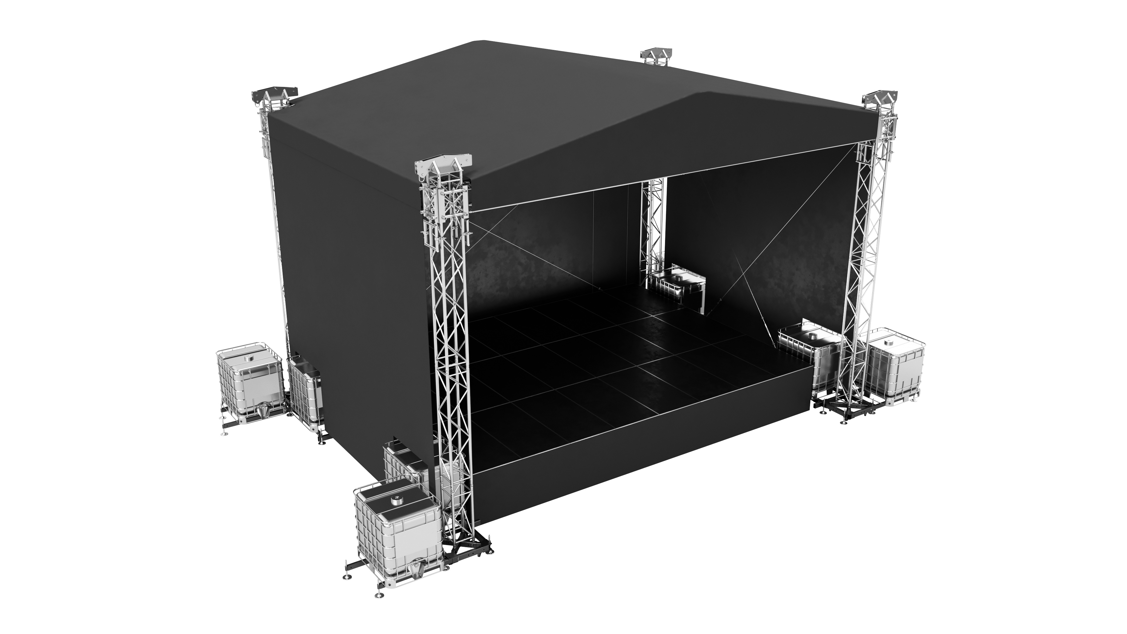 Double Pitch Roof 10x8m / 8x6m