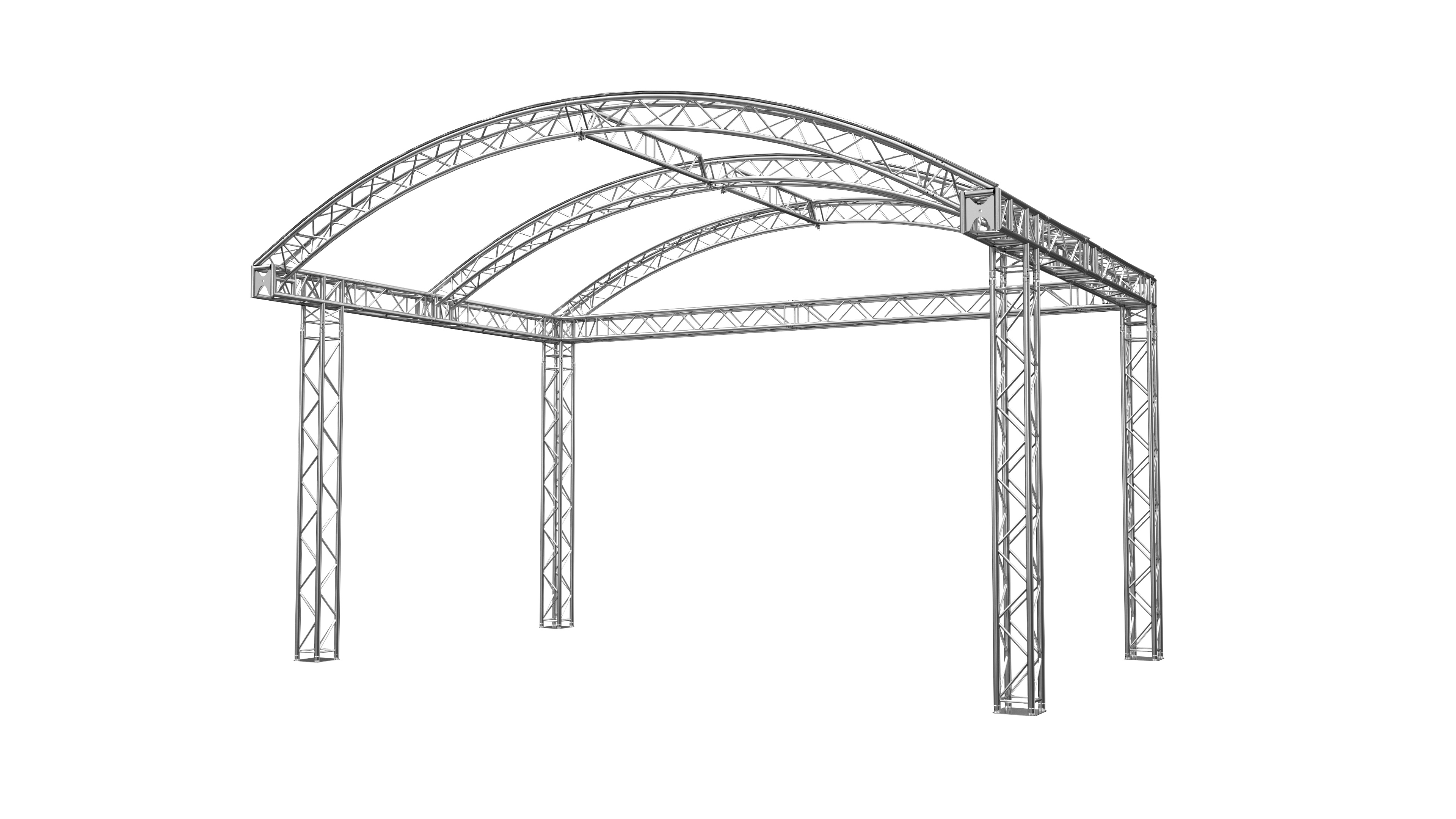 Rundbogenbühne 6x4m