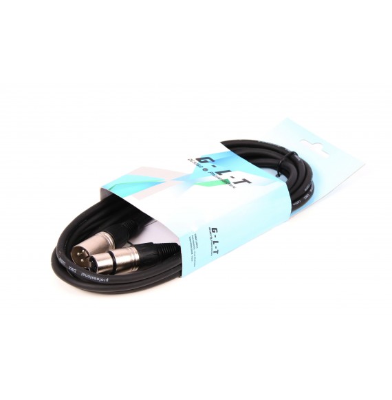 Kabel DMX 110 Ohm 3pin m/f 5m