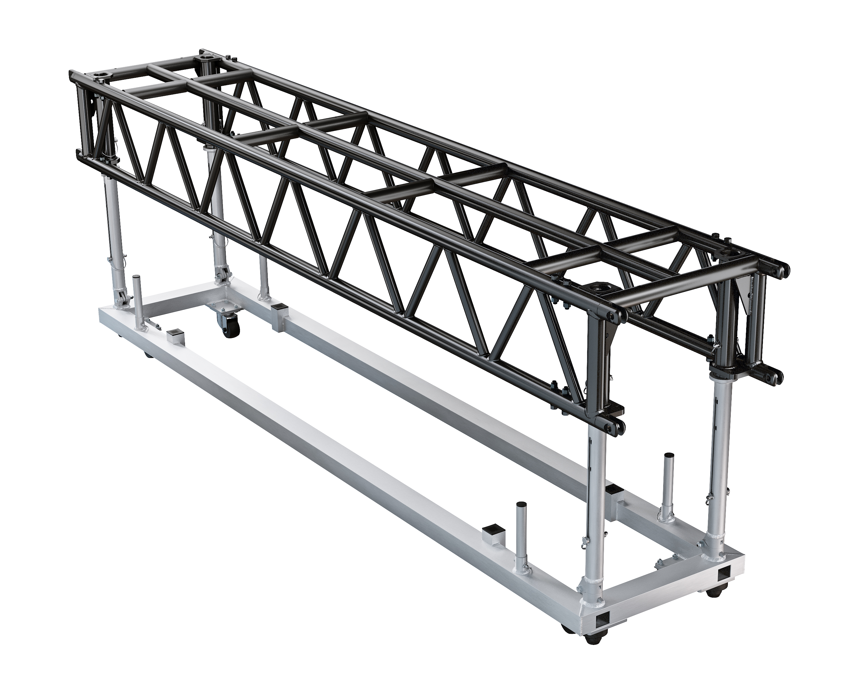 PreRig Truss 3200 stage black Set incl. Dolly