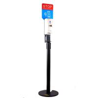 Auto hand sanitizer for stanchion