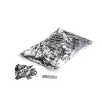 Metallic confetti rectangles 55x17mm - Silver