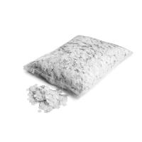 Slowfall snow confetti 10x10mm - white